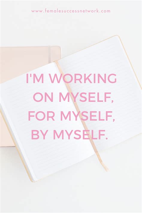 Working On Myself Quotes Shortquotescc