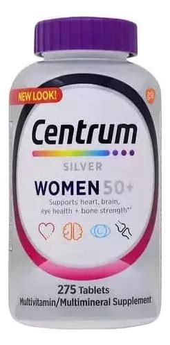 Multivitaminico Centrum Silver Mujer A Os Tabletas Mercadolibre