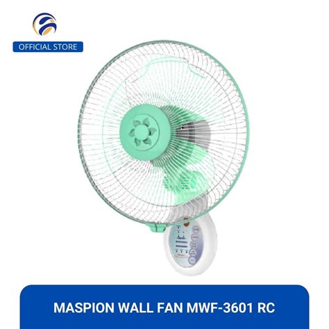 Jual Maspion Mwf Rc Remote Wall Fan Kipas Angin Dinding Inch