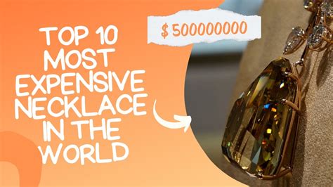 Top 10 Most Expensive Necklace In The World Top10 YouTube