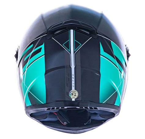 Capacete Ls Ff Classic Ultra Preto Verde Movento