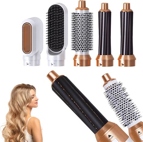 Electric Hair Dryer Brush Negative Ions Blow Dryer Comb 5 In 1 Hair Styler Hairdryer Hair Blower