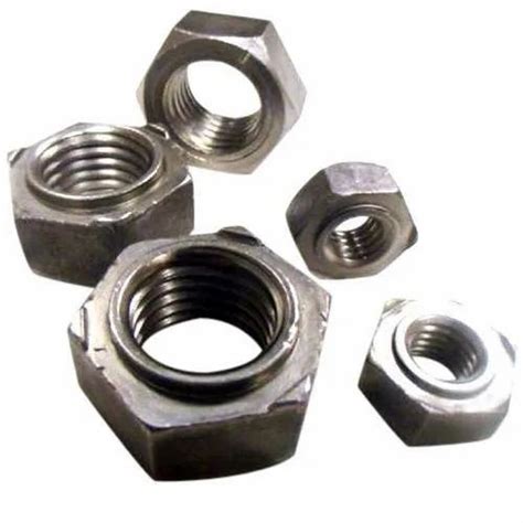 Hexagonal Mild Steel Hex Weld Nut Size M To M At Rs Piece In