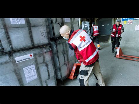 Logistics Unit To Organise Material Aid To Ukraine Finnish Red Cross