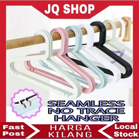 Premium Quality Hanger Clothes Penyangkut Baju No Trace Nordic Color