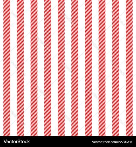 Red White Striped Fabric Texture Seamless Pattern Vector Image