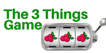 The Three Things Game - Pegasus NLP