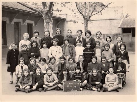 Photo De Classe 1ère Classe De 1956 Ecole De Filles De La Crozette