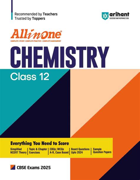 All In One Cbse Chemistry Class 12th For Cbse Exams 2025 Based On La Arihantbooks