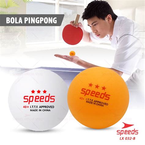 Jual SPEEDS Bola Ping Pong PingPong Tenis Meja Bintang 3 Isi 60 Pcs 032