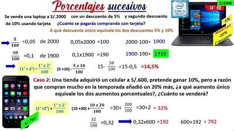 Aumentos Y Descuentos Sucesivos Youtube