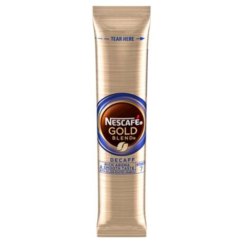 Nescafe Gold Blend Decaffeinated Instant Coffee Sticks Pack