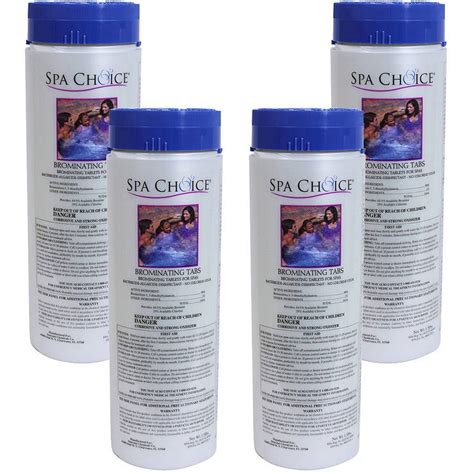 Spa Choice Brominating Bromine Tabs For Spas And Hot Tubs 1 5 Pounds Walmart