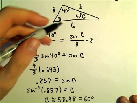 Side Angle Side For Triangles Finding Missing Sides Angles Example 1