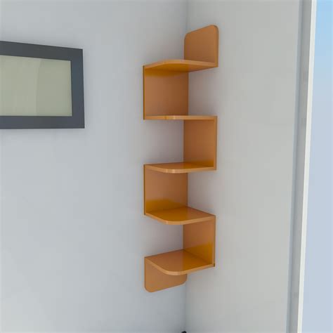 Corner Shelf 3d Model Max Obj 3ds Fbx