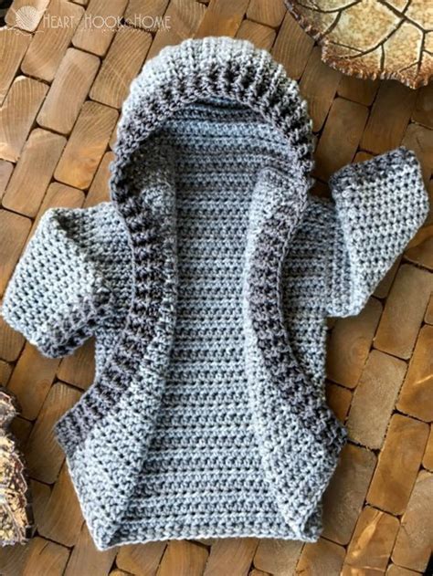 Crochet Hooded Cardigan Pattern Free Web These Easy Hooded Cardigan