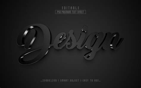 Best 3d Editable Psd Text Effect Style Graphic By Mdjahidul99519