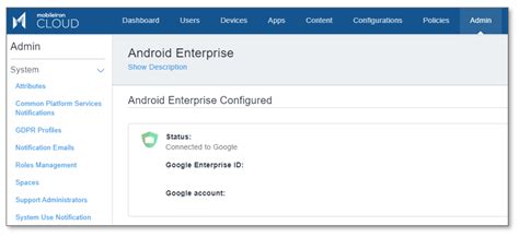 BYOD How To Configure Android Enterprise Work Profile Mobile Mentor