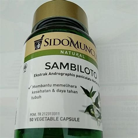 Jual Sambiloto Kapsul Sidomuncul Shopee Indonesia