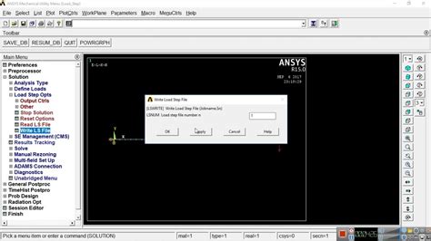 Ansys Mechanical Apdl Tutorial For Beginners Youtube