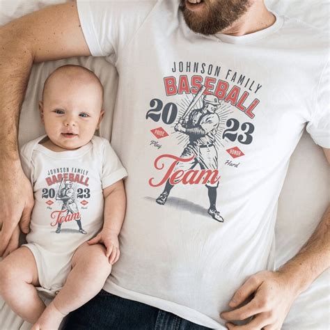 Matching Father Son Shirts Custom Father Son Baseball Matching Shirts