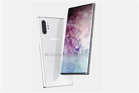 Leaked Galaxy Note 10 Pro renders show massive display, quad camera ...