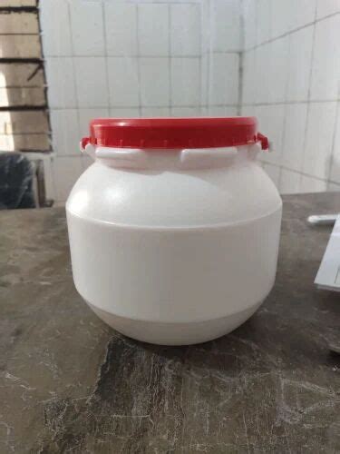 Hdpe Dahi Matka Jar Shape Round Color White At Rs Piece In