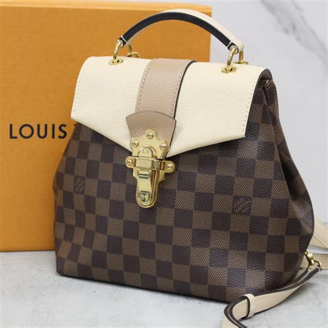 【やや傷や汚れあり】s385【美品1円スタート♪】louis Vuitton クラプトン 3way リュックサック N42259 ダミエ