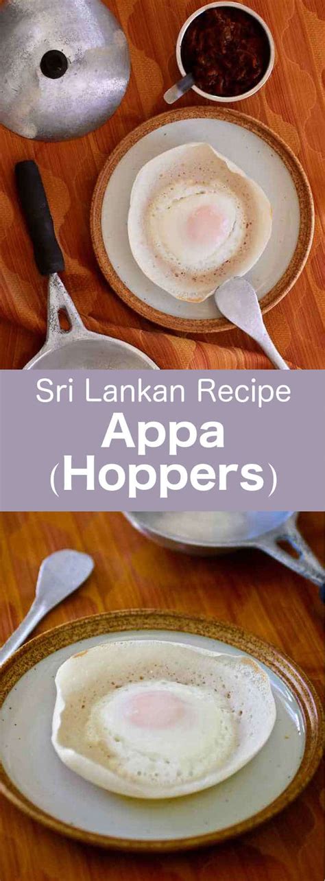 Appam Appa Hoppers Traditional Sri Lankan Recipe 196 Flavors