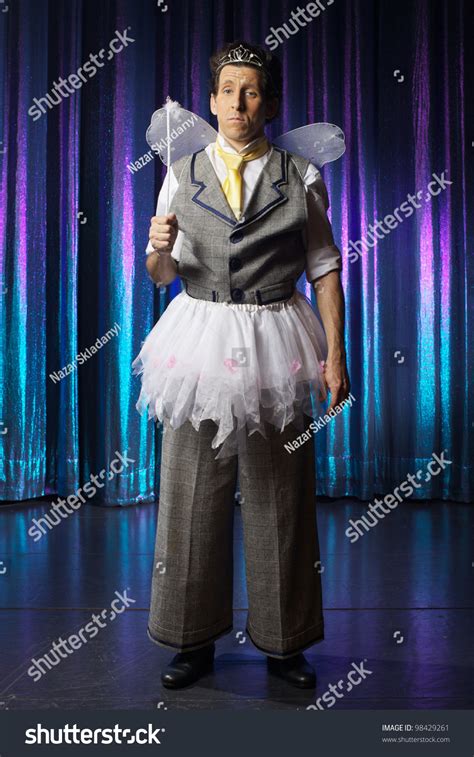 The Man Is Wearing Fairy Costume Stock Photo 98429261 : Shutterstock