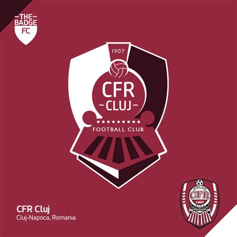 CFR Cluj Badge Redesign Concept by @thebadgefc - CRCW 210