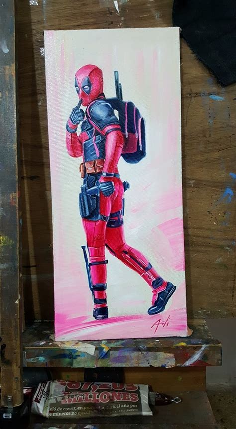 Deadpool Oil Painting At Explore Collection Of Deadpool Oil Painting