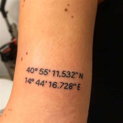 101 Amazing Coordinate Tattoo Designs You Need To See Coordinates