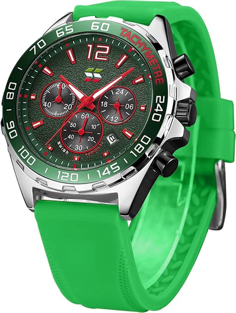 Forsining Montre Chronographe Tendance Pour Homme Avec Bracelet En