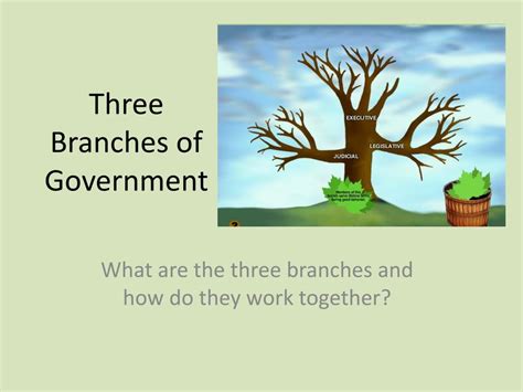 Ppt Three Branches Of Government Powerpoint Presentation Free