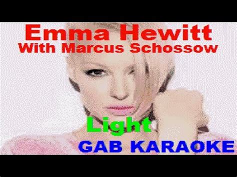 Emma Hewitt Marcus Schossow Light GB Karaoke Instrumental