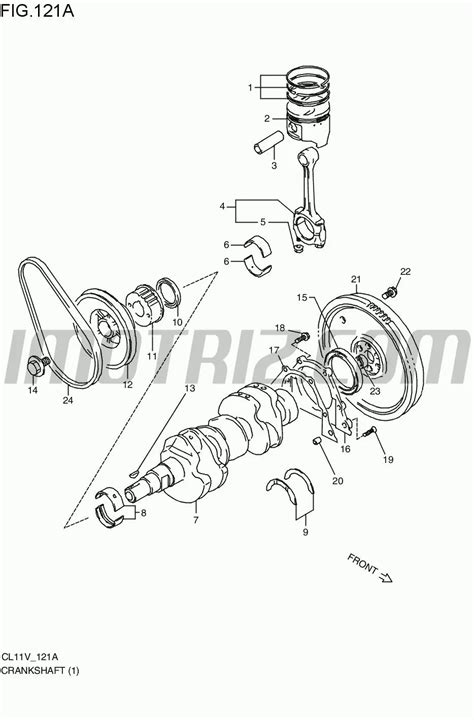 Reten Eje Levas Y Polea Cig Spark Cronos Sprint X X Viton