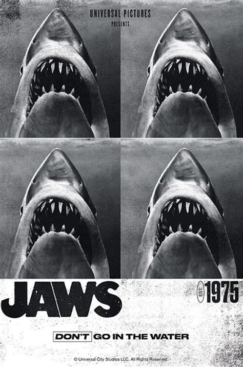 Poster Jaws 1975 Wall Art 31 Free Europosters