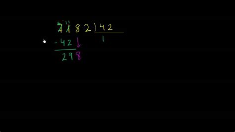 Деление на двузначное число - YouTube