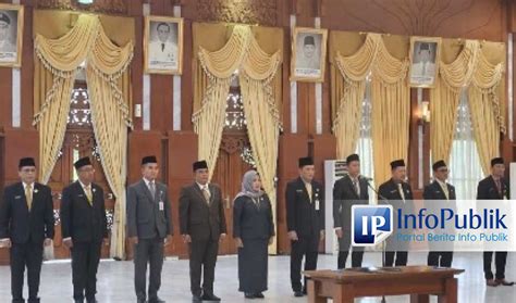 Infopublik Gubernur Kalsel Lantik Sembilan Pejabat Pimpinan Tinggi