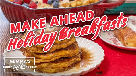 Easy Make Ahead Holiday Breakfast Ideas Youtube