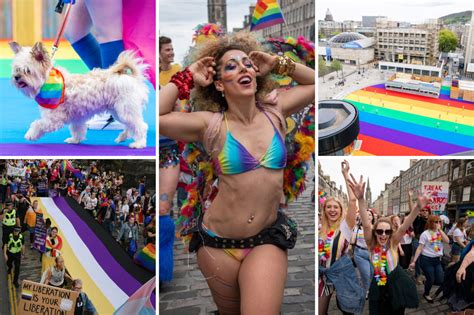 Edinburgh Pride Pictures Thousands Line The Streets And Transform