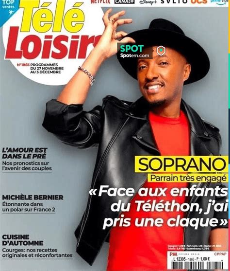 Le Chapeau Port Par Soprano En Couverture De T L Loisirs Spotern