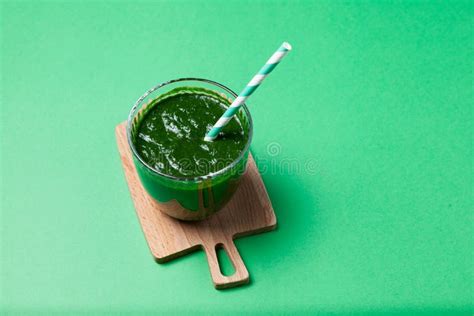 Green Vegetable Juice Or Kale Smoothie Aojiru Traditional Japanese