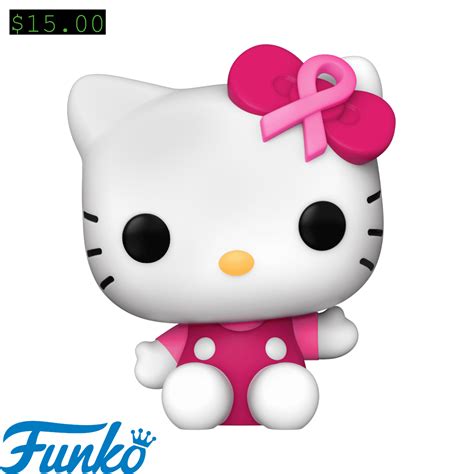 Pop Hello Kitty Breast Cancer Awareness Now Available At Funko R