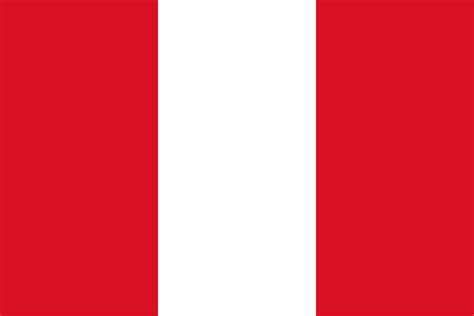 Official National Flag Of Peru Peru Flag In Vector Illustration State