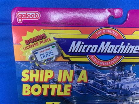 Vintage 1990 Micro Machines Titanic Ship In A Bottle 7410 1 Bonus