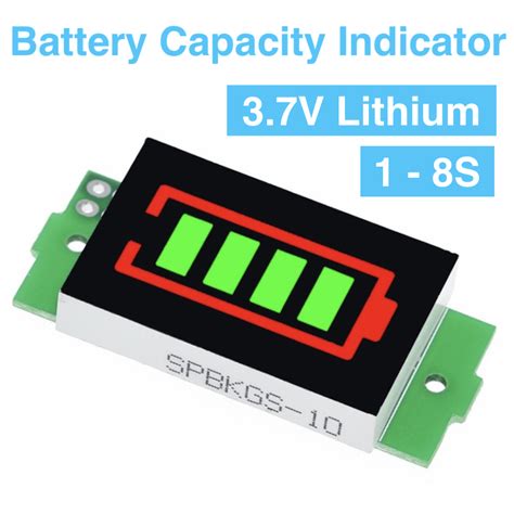 1 8S 3 7V Lithium Battery Capacity Indicator Module MAVIGO TRADING