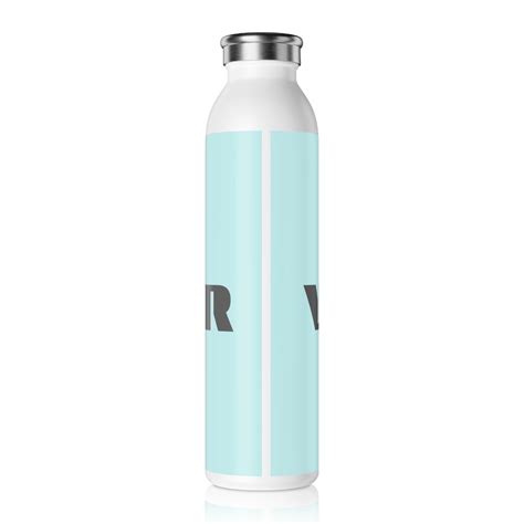 Slim Water Bottle Sleek Portable Hydration Eco-friendly Slimline ...