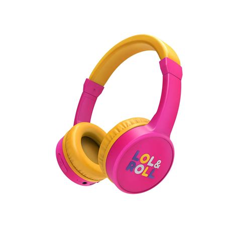 Lol&Roll Pop Pink - Kids wireless headphones